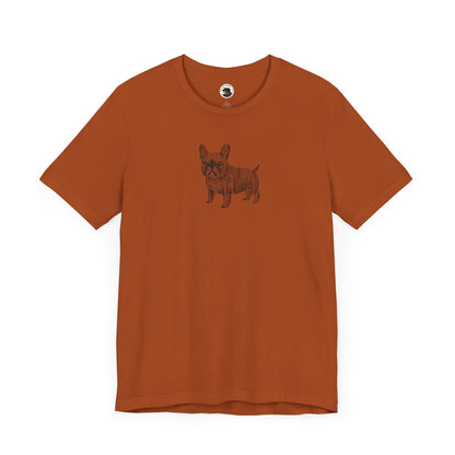 Cute French Bulldog Graphic Tee - Unisex Jersey Short Sleeve Shirt
