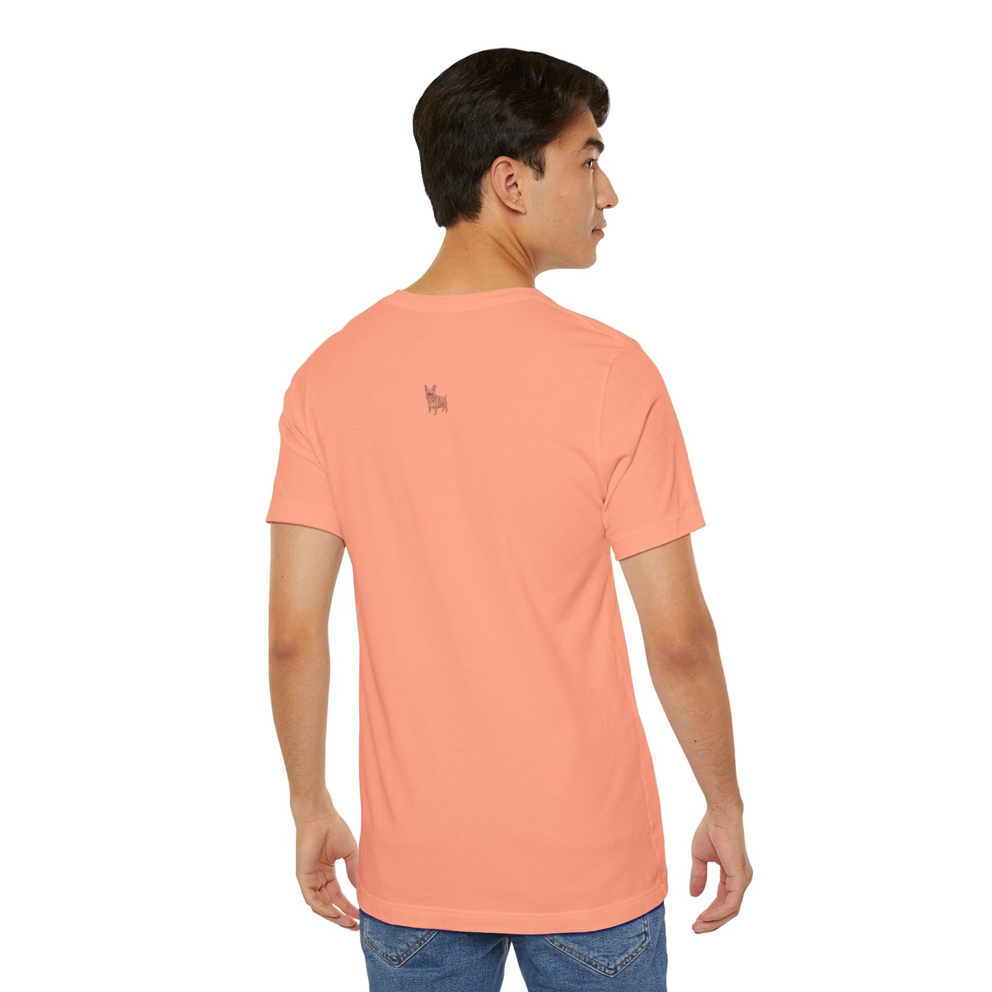 Cute French Bulldog Graphic Tee - Unisex Jersey Short Sleeve Shirt