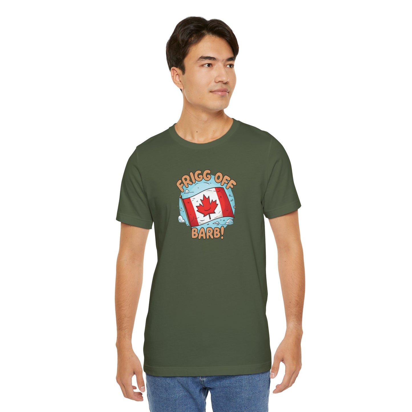 Funny Canada Graphic Tee - 'Frigg Off Barb!'