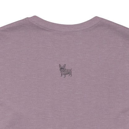 Cute French Bulldog Graphic Tee - Unisex Jersey Short Sleeve Shirt