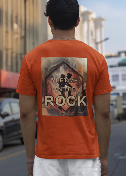Rock Climbers Paradise Champion T-Shirt, Meet Me on the Rock, Climbing Tee, Outdoor Adventure Shirt, Mountain Climber Gift