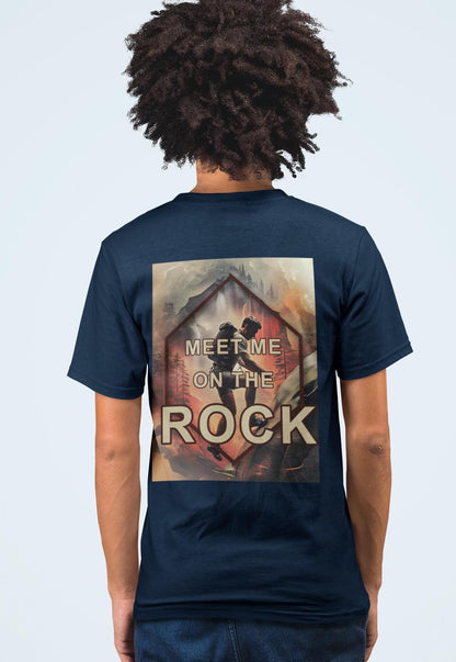 Rock Climbers Paradise Champion T-Shirt, Meet Me on the Rock, Climbing Tee, Outdoor Adventure Shirt, Mountain Climber Gift
