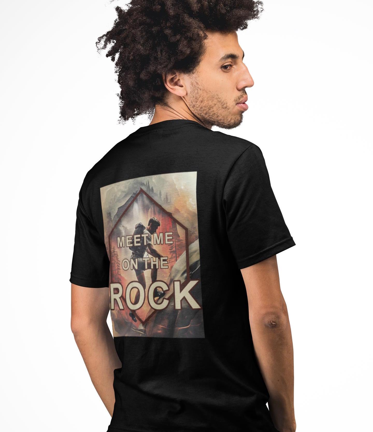 Rock Climbers Paradise Champion T-Shirt, Meet Me on the Rock, Climbing Tee, Outdoor Adventure Shirt, Mountain Climber Gift