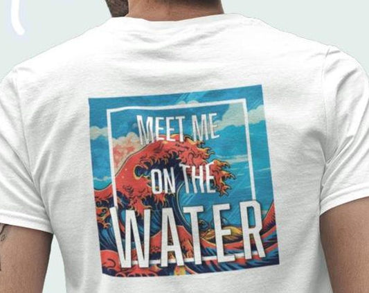 Champion T-Shirt, Bright Color Water Wave Tee